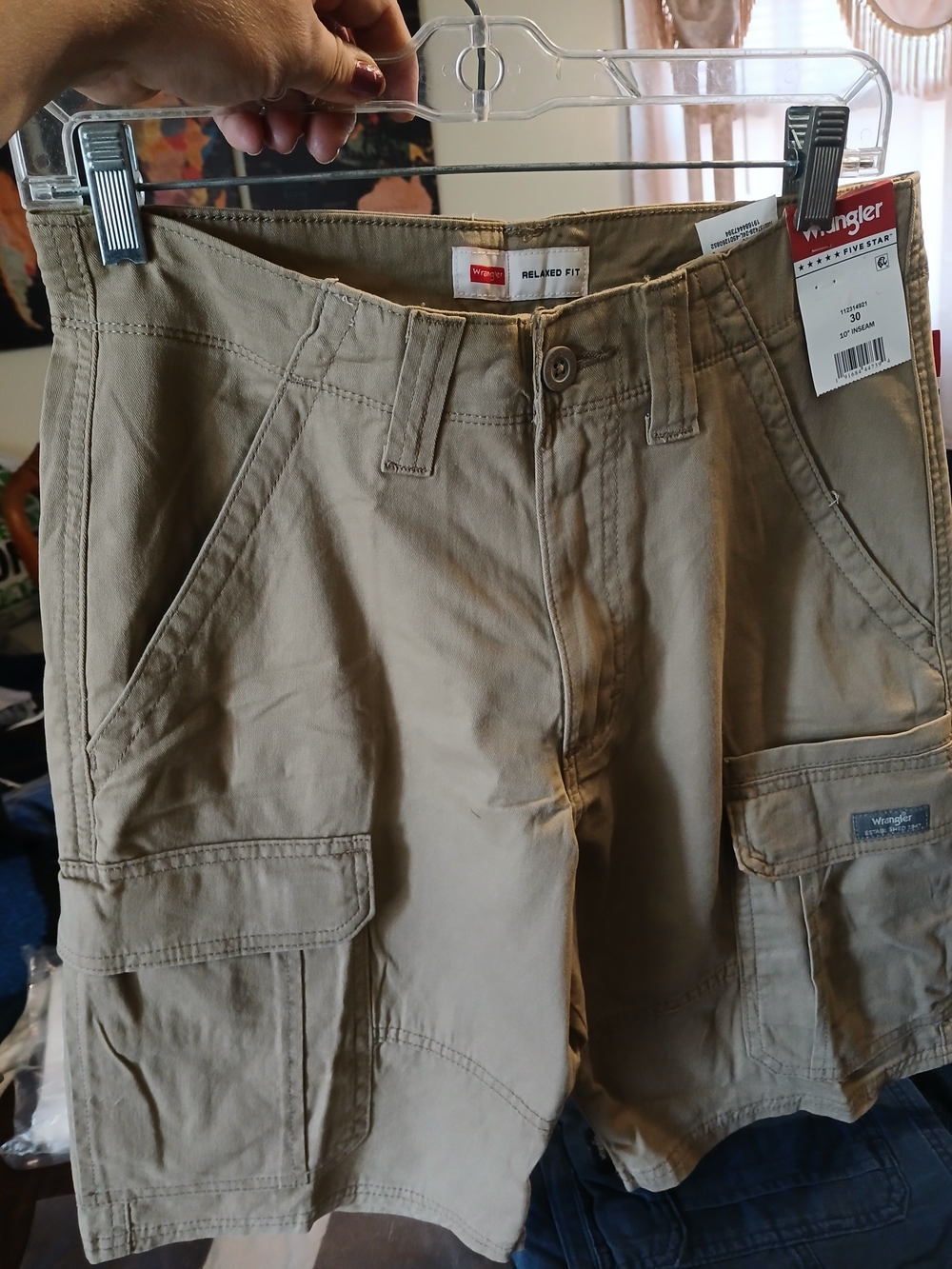 Wrangler Khaki Cargo Shorts